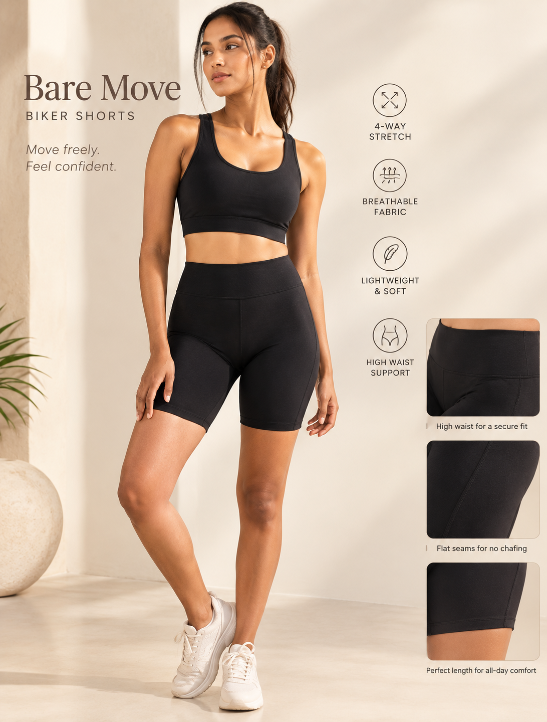 Bare Move Biker Shorts